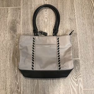 Tignanello Gray and black Shoulder bag